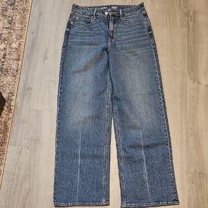 Old Navy Women's Sky Hi Wide Leg Jeans